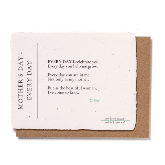 Mother’s Day Everyday : Plantable Mother’s Day Card