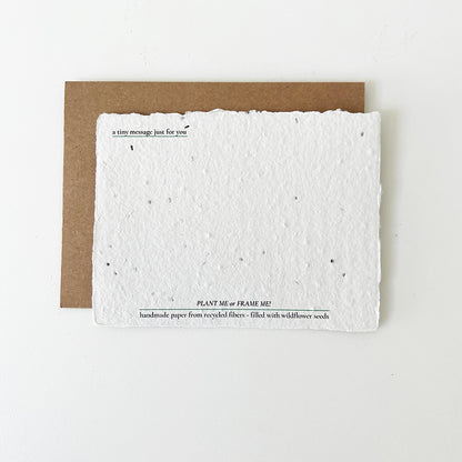 Mother’s Day Everyday : Plantable Mother’s Day Card