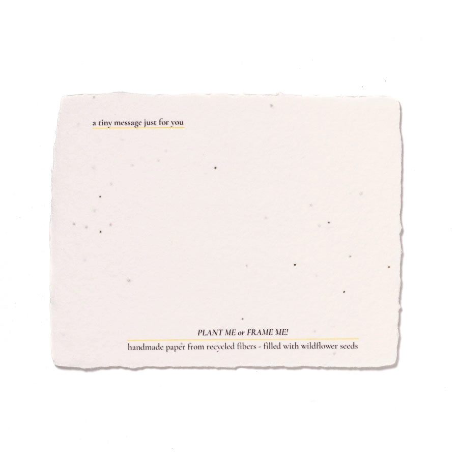 Mother’s Day : Plantable Mother’s Day Card