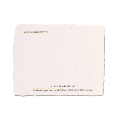 Mother’s Day : Plantable Mother’s Day Card