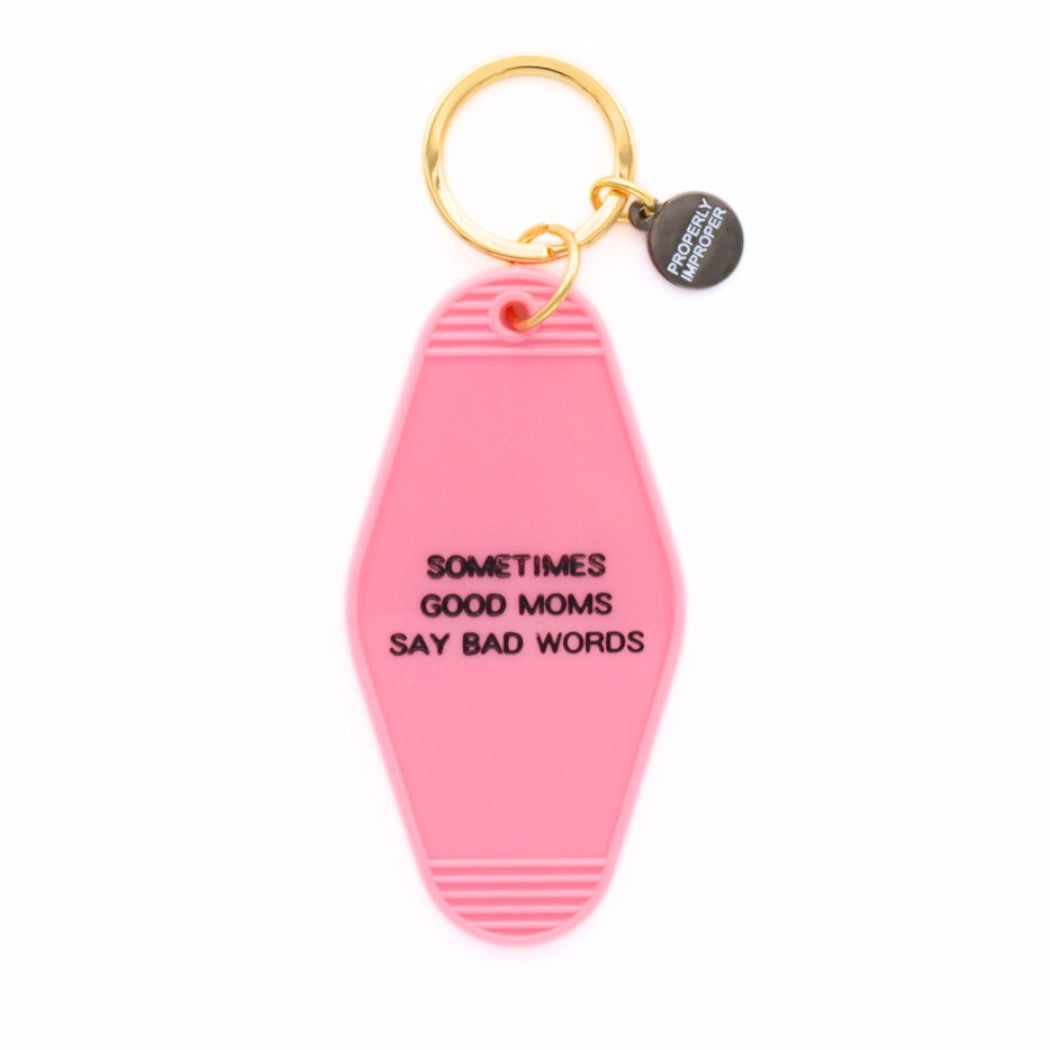 Hot Stamped Motel Keychain