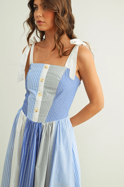 On Good Terms Patchwork Dress