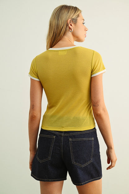 Essential Ringer Short Sleeve Tee