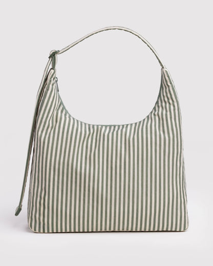 Baggu Nylon Shoulder Bag - Sage Strip