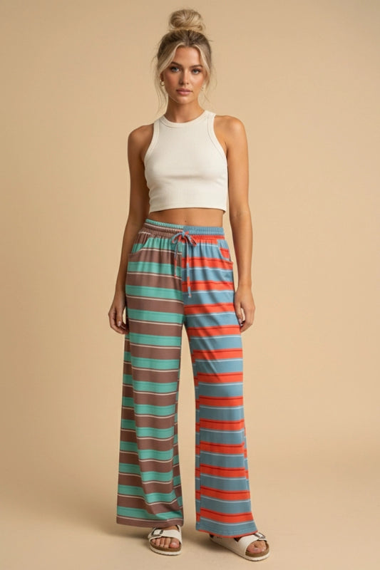 In Full Swing Stripped Pants