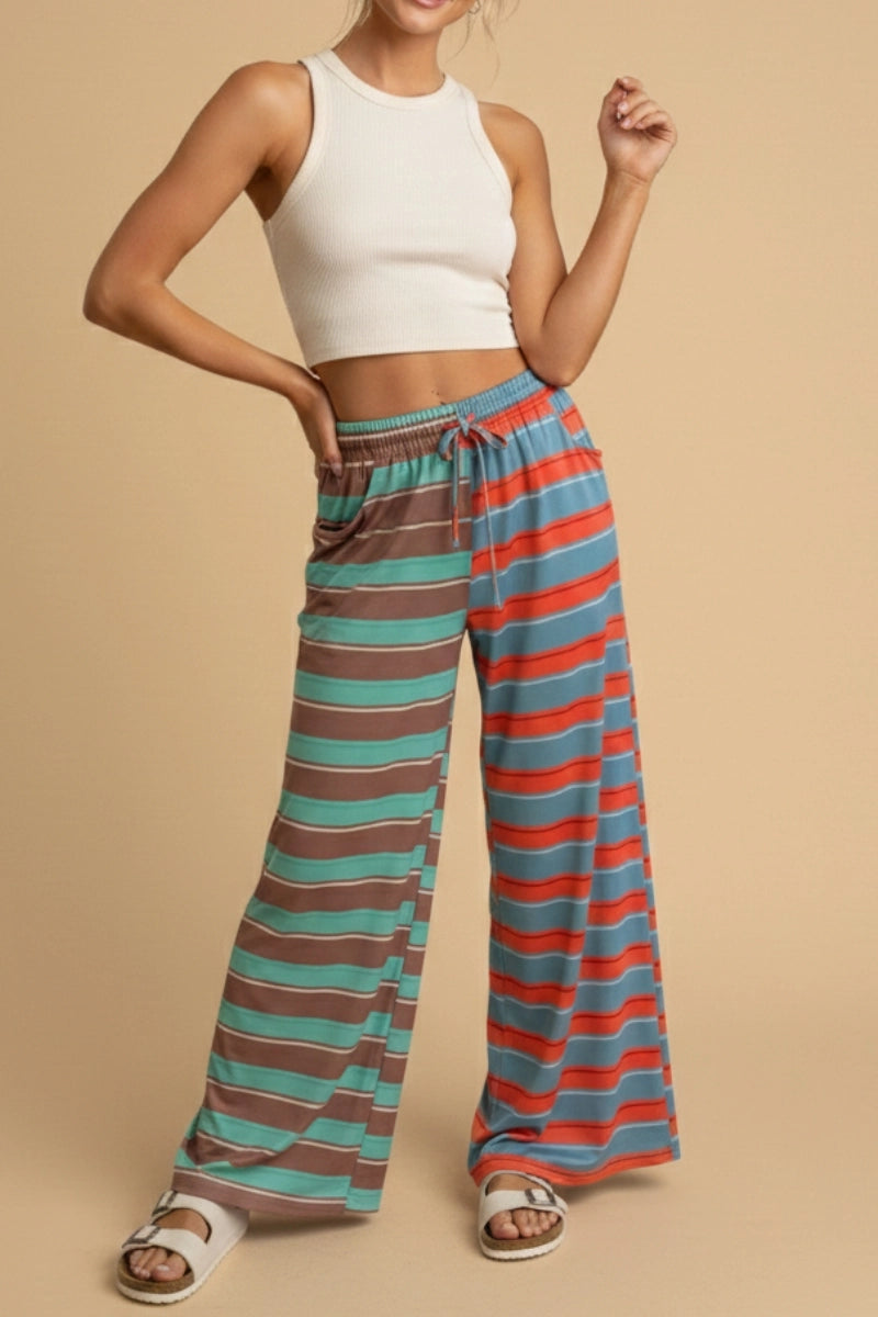 In Full Swing Stripped Pants