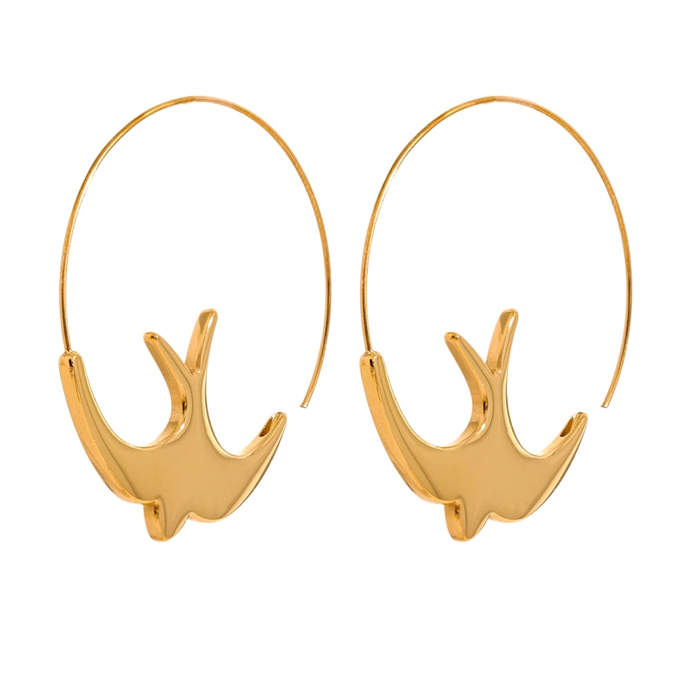 Bird Silhouette Hoop