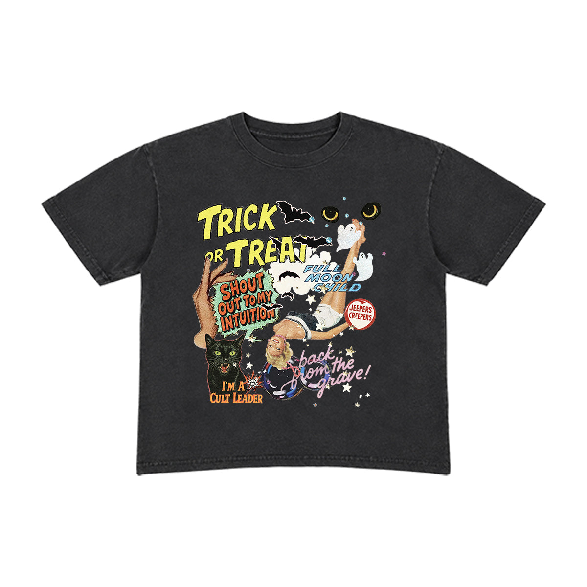 Halloween Charms Cropped Boxy Kristin Jones Tee