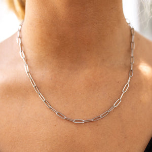 Heartbreaker Paperclip Chain Necklace