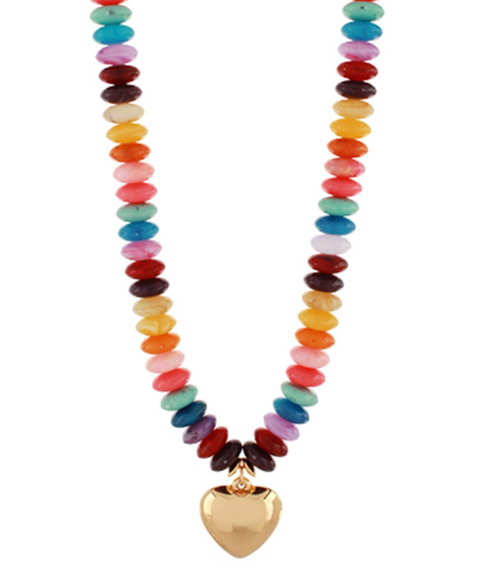 Puffy Heart Necklace