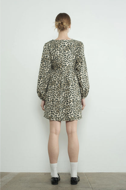 Leopard Bow Dress