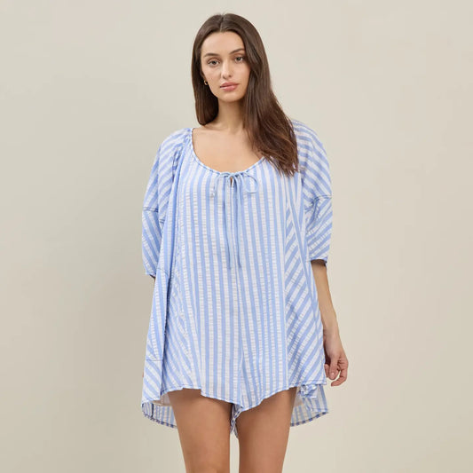 Seersucker Romper