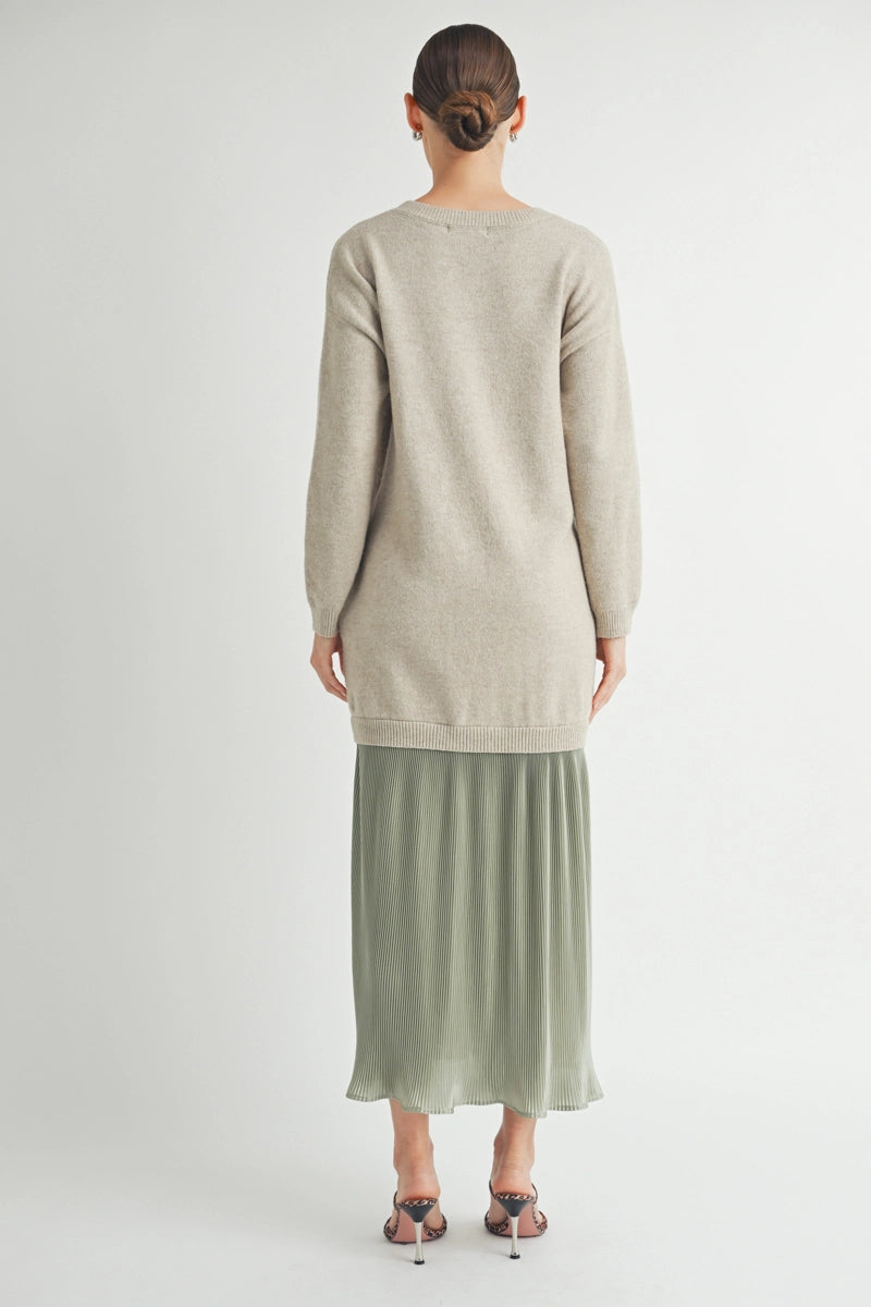 Layered Sweater Dress