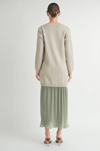 Layered Sweater Dress