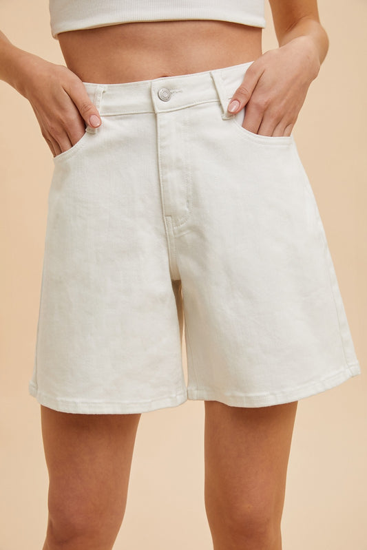 Jasmine Denim Mom Shorts