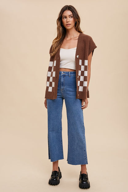 Checker Sweater Vest