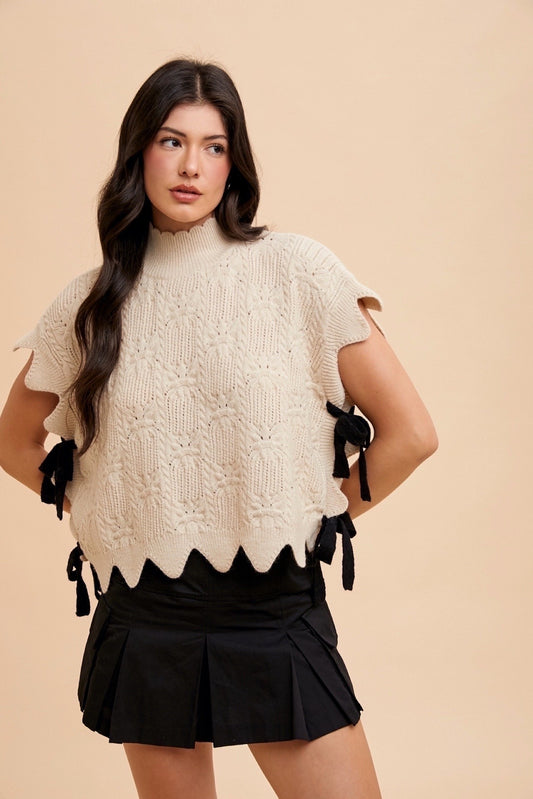 Side-Tie Sweater Vest