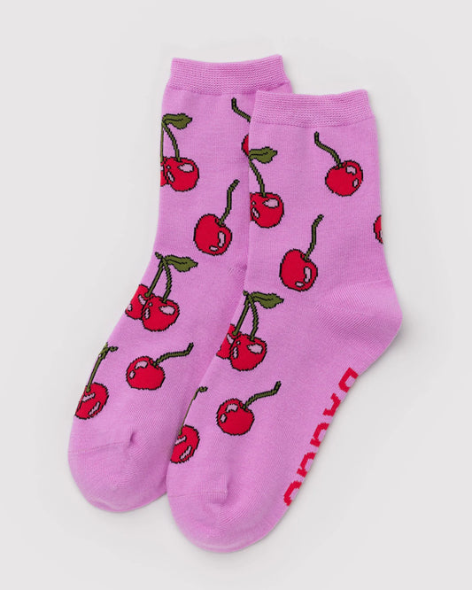 Cherries Baggu Socks