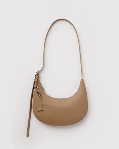 Baggu Small Recycled Leather Flat Crescent