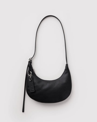 Baggu Small Recycled Leather Flat Crescent