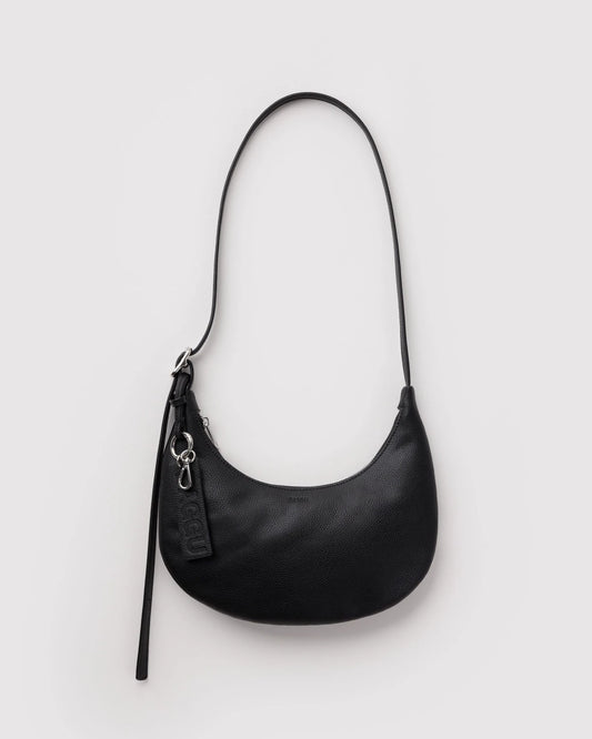 Baggu Small Recycled Leather Flat Crescent