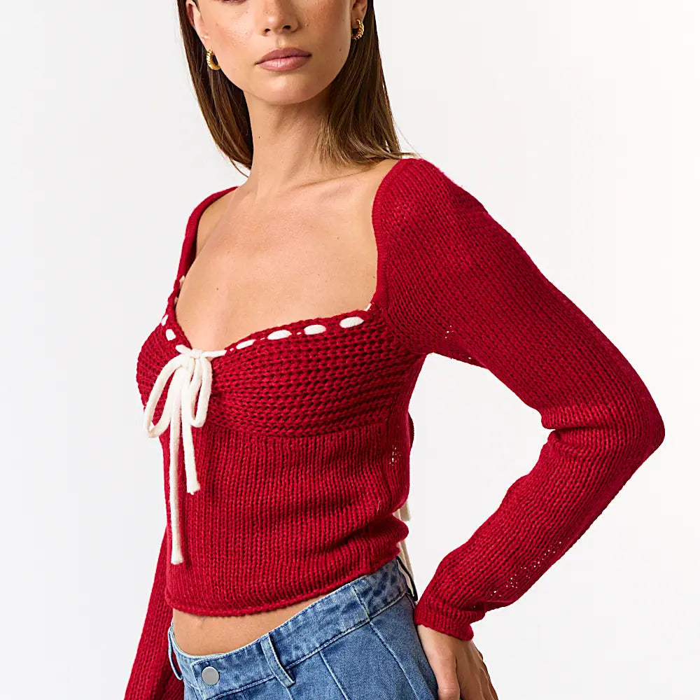 Calvin Crop Sweater