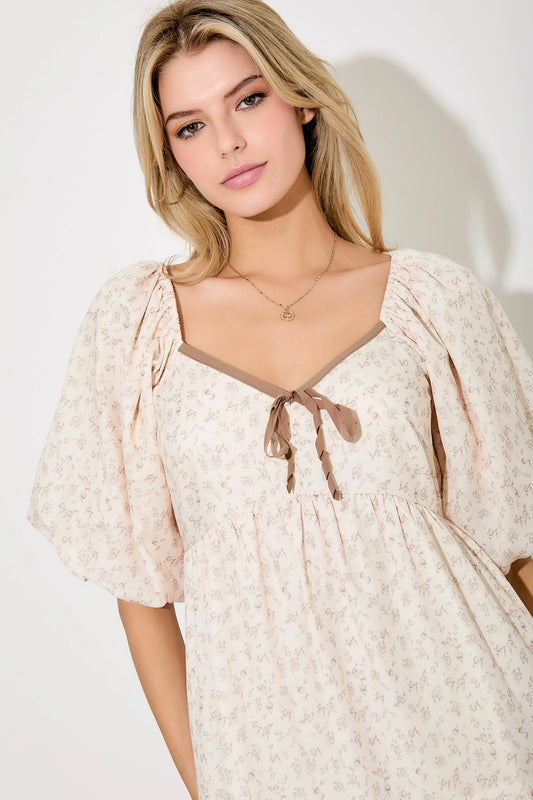 Cottage Core Midi Dress