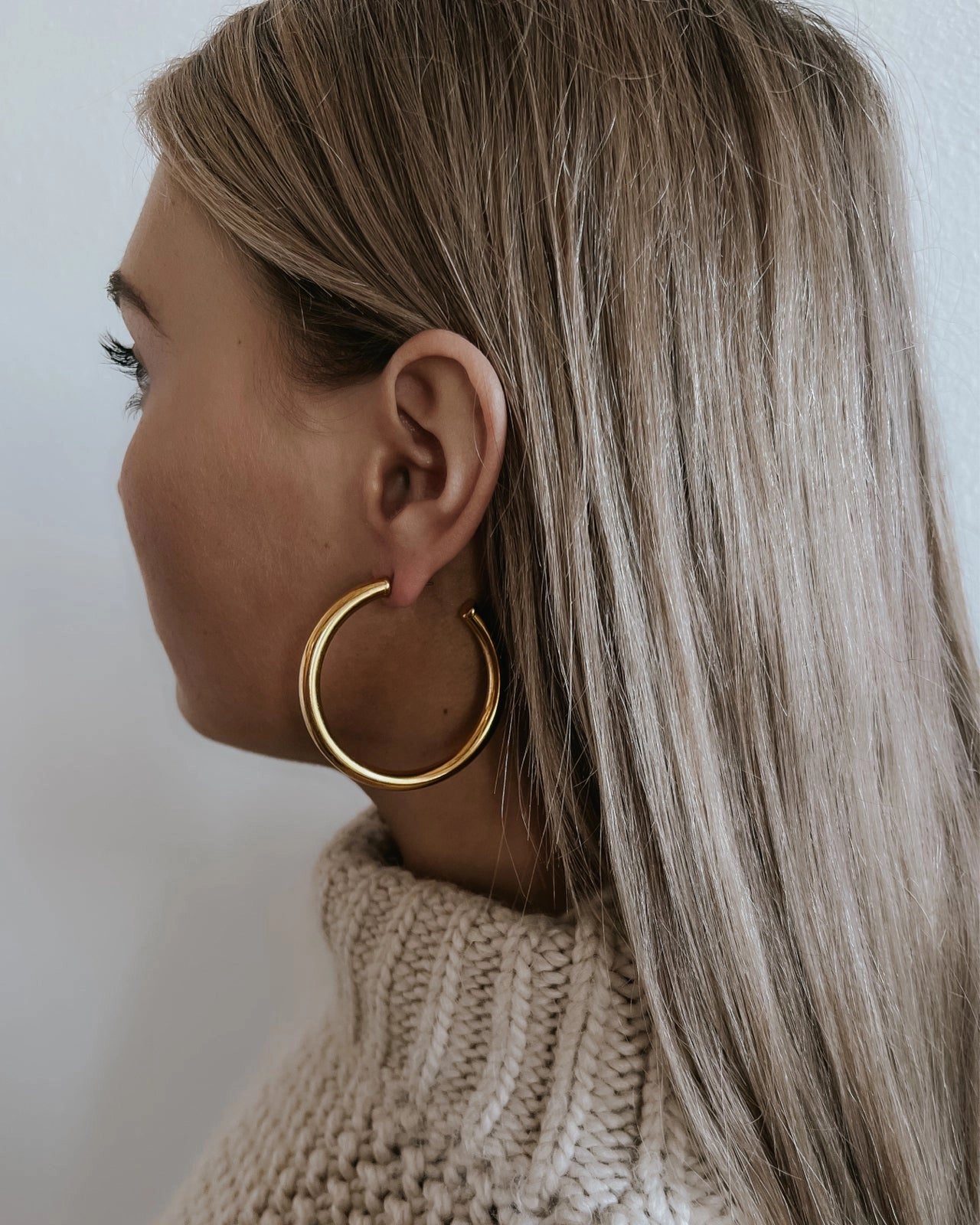 Ethel Gold Hoop Earrings