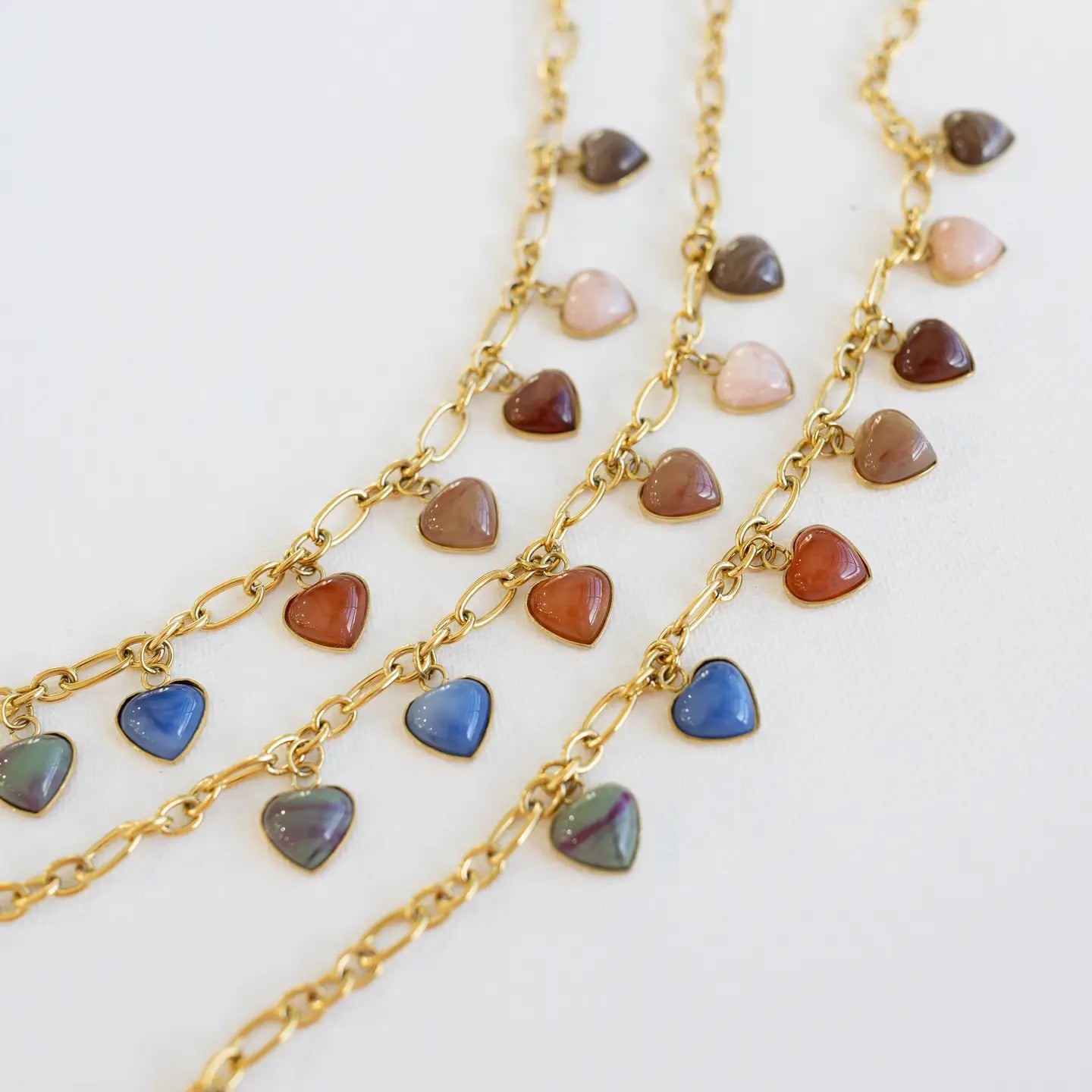 Renaissance Heart Charm Necklace