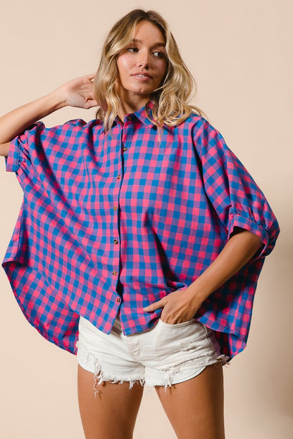 Vintage Gingham Blouse