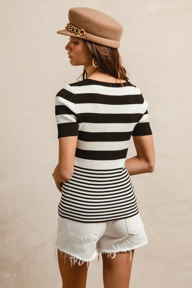 High Contrast Top