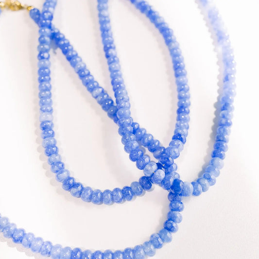 Wendy Beaded Necklace - Blue