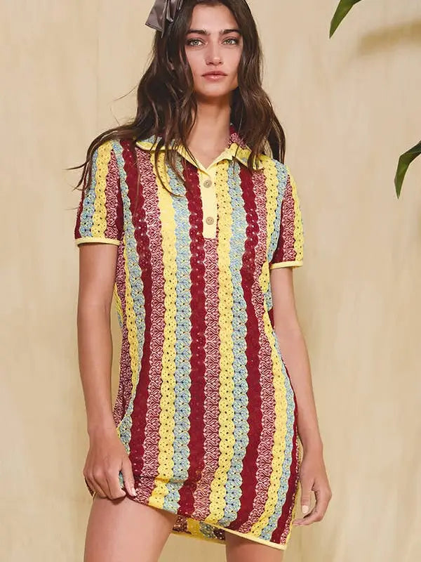 Iris Crochet Dress