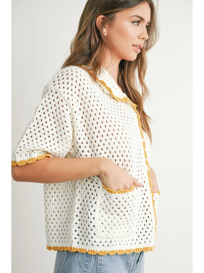 Calla Crochet Top