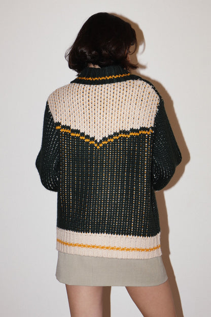 Horse Girl Zip-Up Sweater