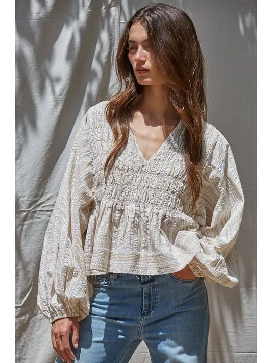 Haze Collared Top