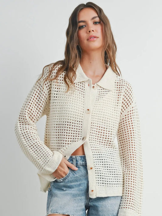Open Knit Cardigan