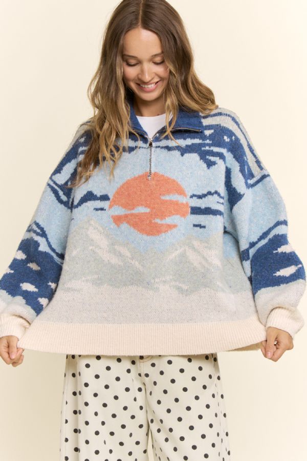Scenic Half-Zip Sweater