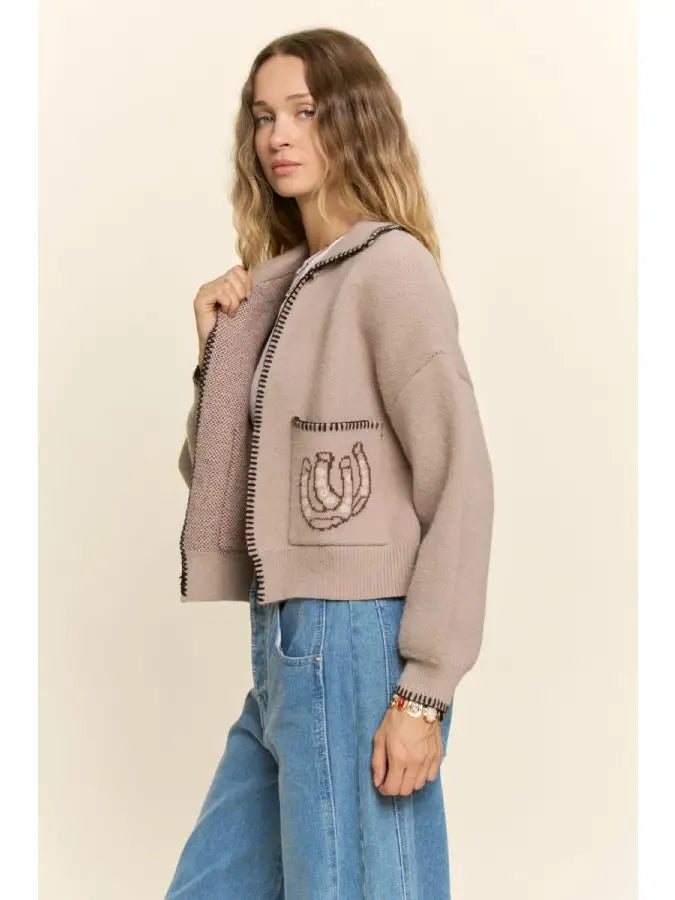 Western Whipstitch Sweater