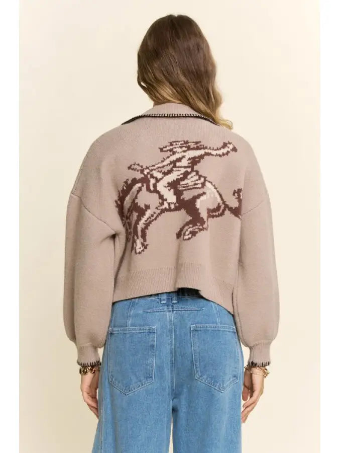 Western Whipstitch Sweater