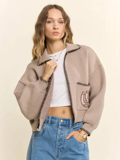 Western Whipstitch Sweater
