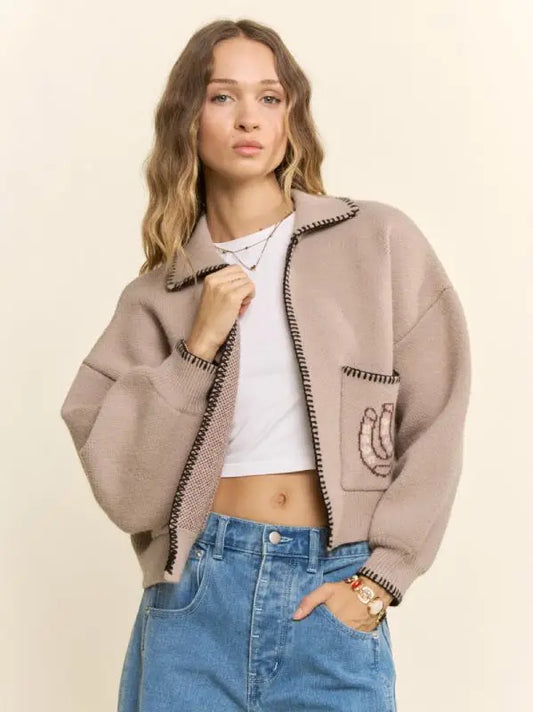 Western Whipstitch Sweater