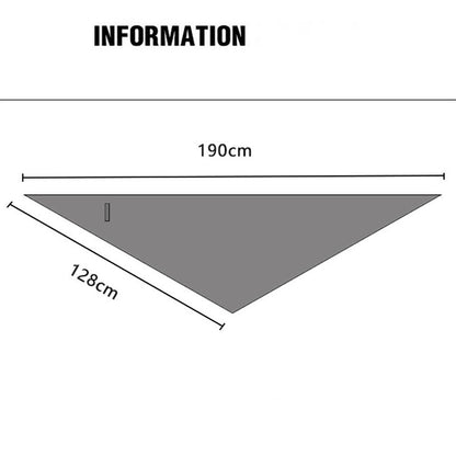 Wool Blend Triangle Scarf