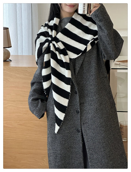 Wool Blend Triangle Scarf