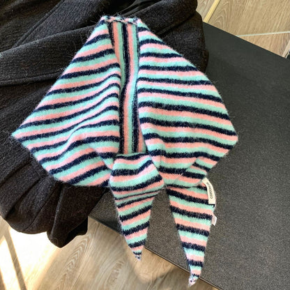 Striped Knit Bandana