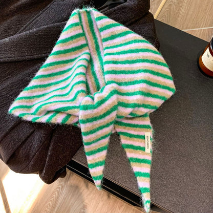 Striped Knit Bandana