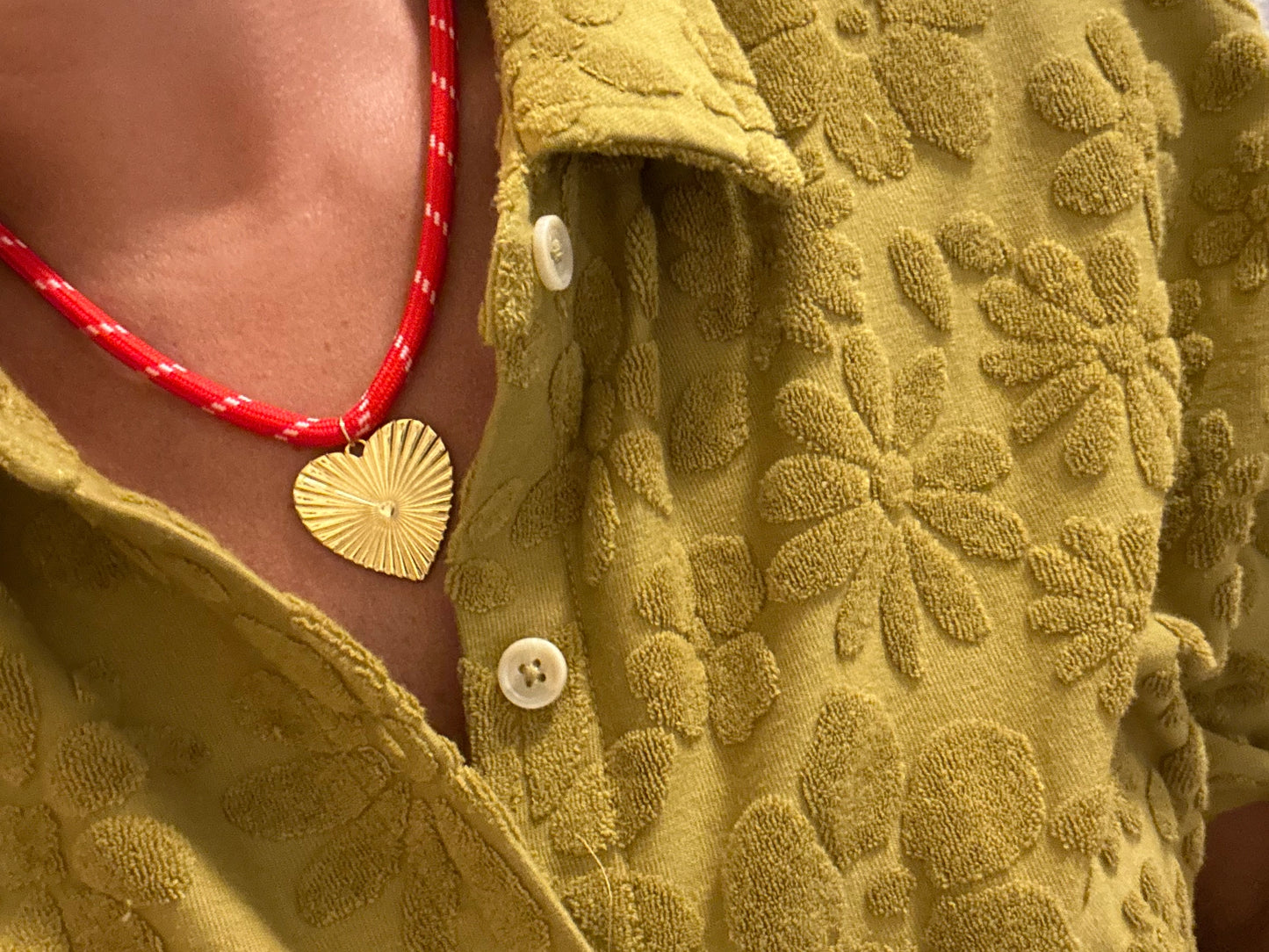 Venice Heart Rope Necklace