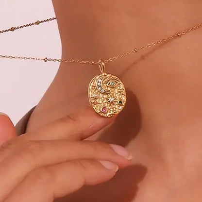 Confetti Coin Necklace