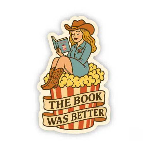 Cowgirl Book Club Sticker