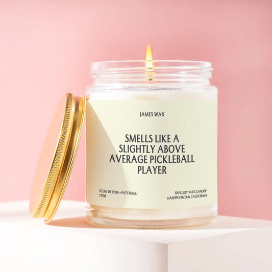 Above Average Pickleball Player Candle